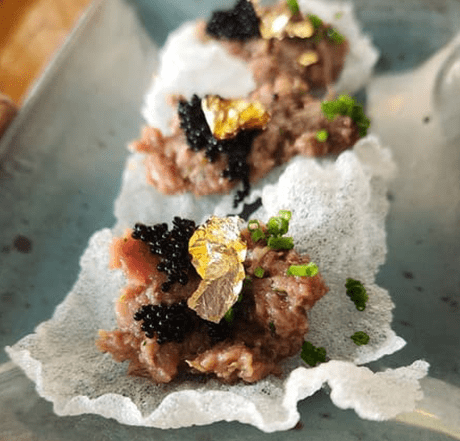 4. Sushi de Steak Tartare