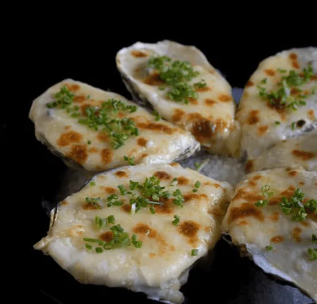 3. Ostras frescas ou gratinadas